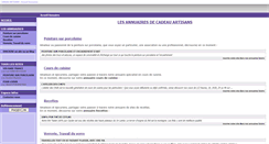 Desktop Screenshot of annuaires.cadeau-artisans.fr
