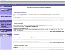 Tablet Screenshot of annuaires.cadeau-artisans.fr