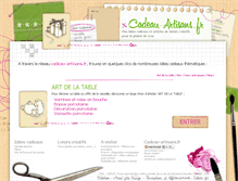 Tablet Screenshot of cadeau-artisans.fr